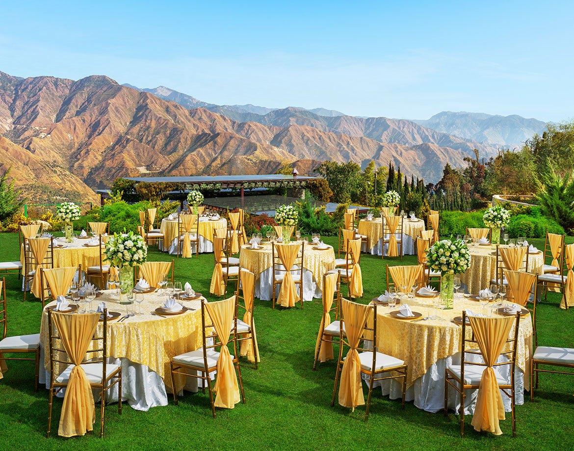 Hill wedding couple in Mussoorie planned by Fair Deal Services